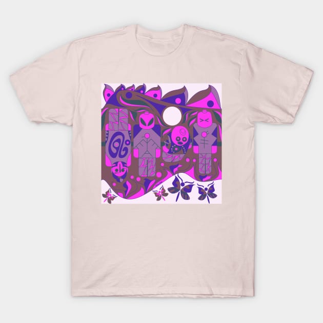 brick soccer board in mandala pattern ecopop T-Shirt by jorge_lebeau